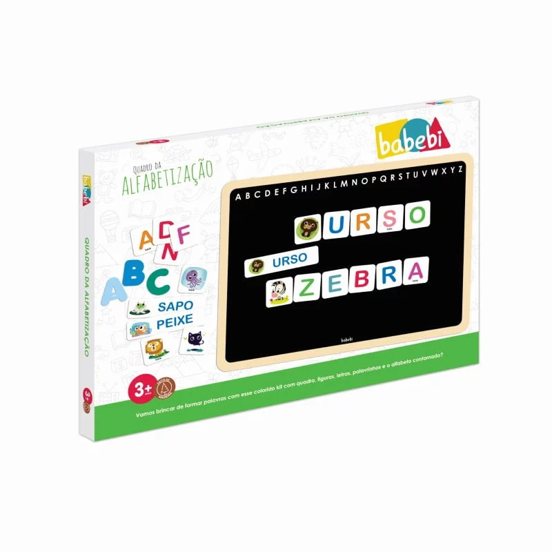 Quadro da Alfabetização — brinquedo pedagógico TOYS LK