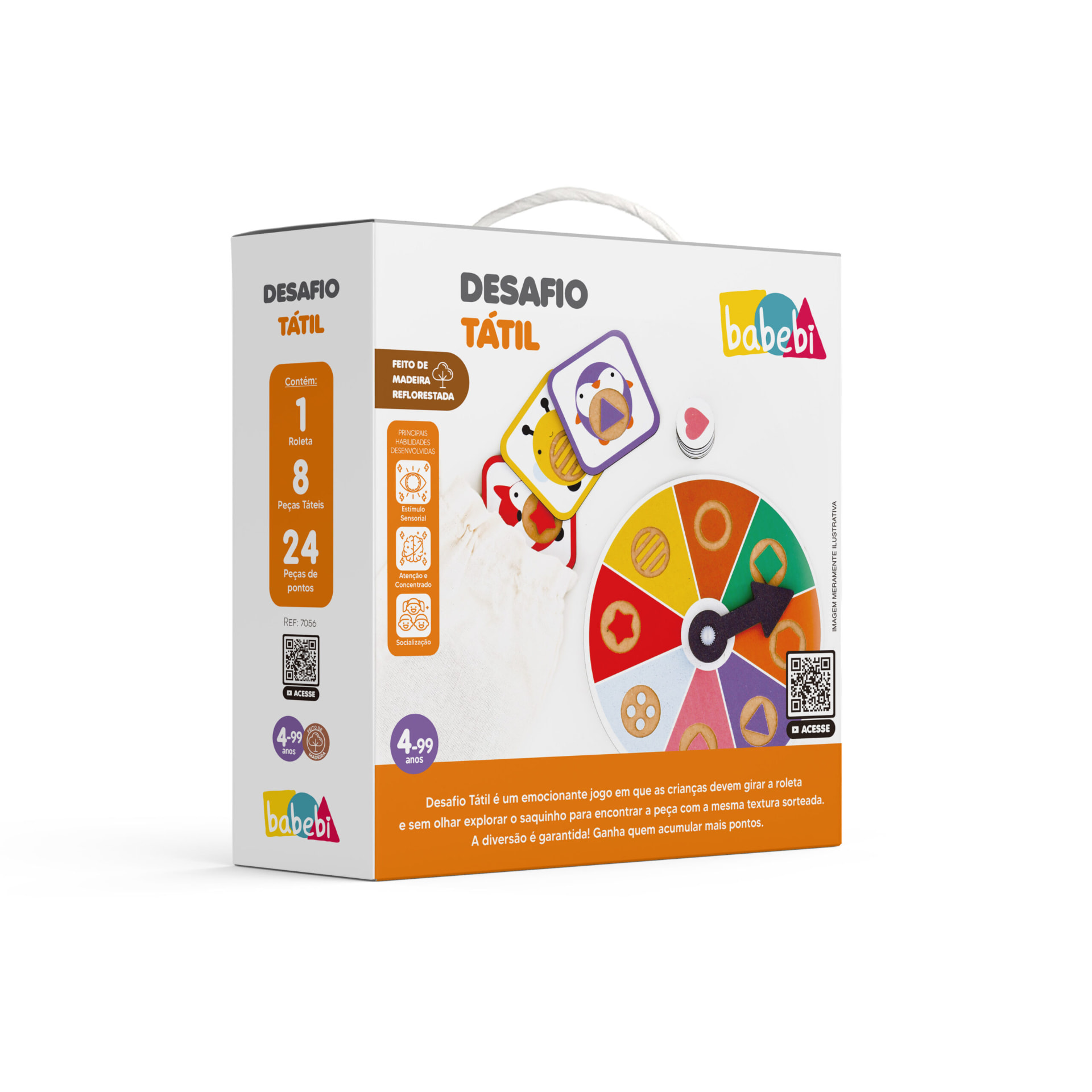 Desafio Tátil — brinquedo pedagógico TOYS LK