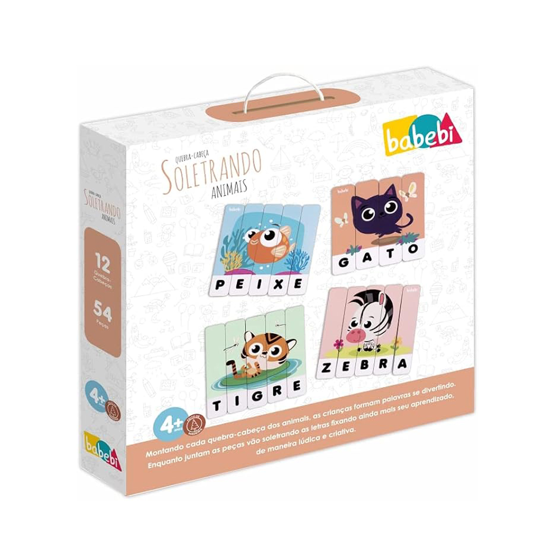 Soletrando Animais — brinquedo pedagógico TOYS LK